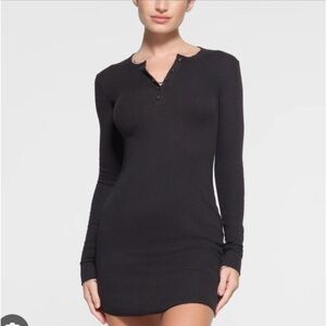 Skims cotton rib dress